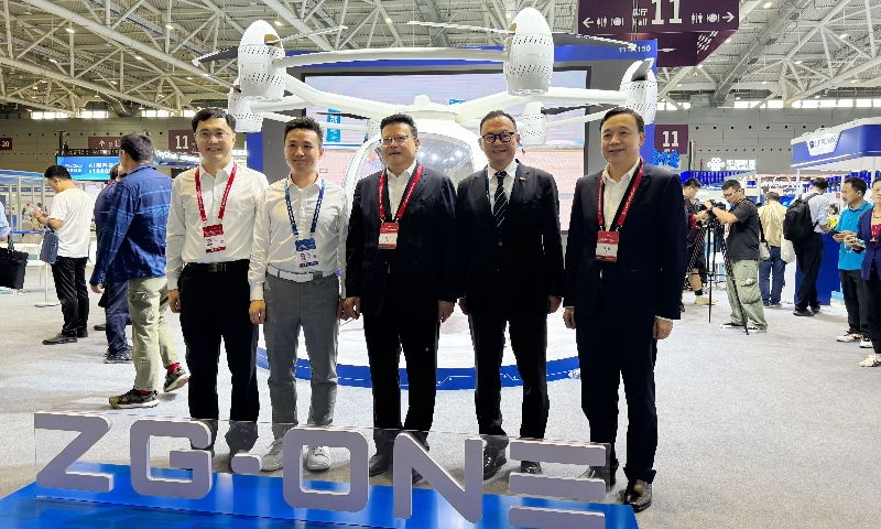科技引领发展 产业融合聚变 | Abpay携eVTOL飞行器ZG-ONE亮相第26届中国国际高新技术成就买卖会